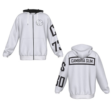 Cambria $lim Heavy Fleece Zip Up Hoodie