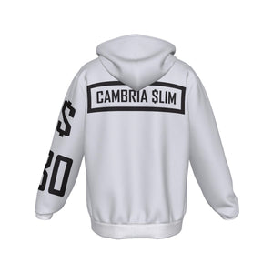 Cambria $lim Heavy Fleece Zip Up Hoodie