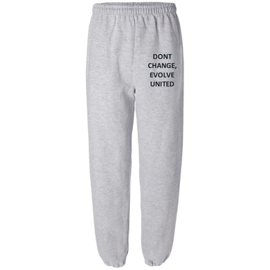 DON'T CHANGE, EVOLVE UNITED Fleece Sweatpant without Pockets