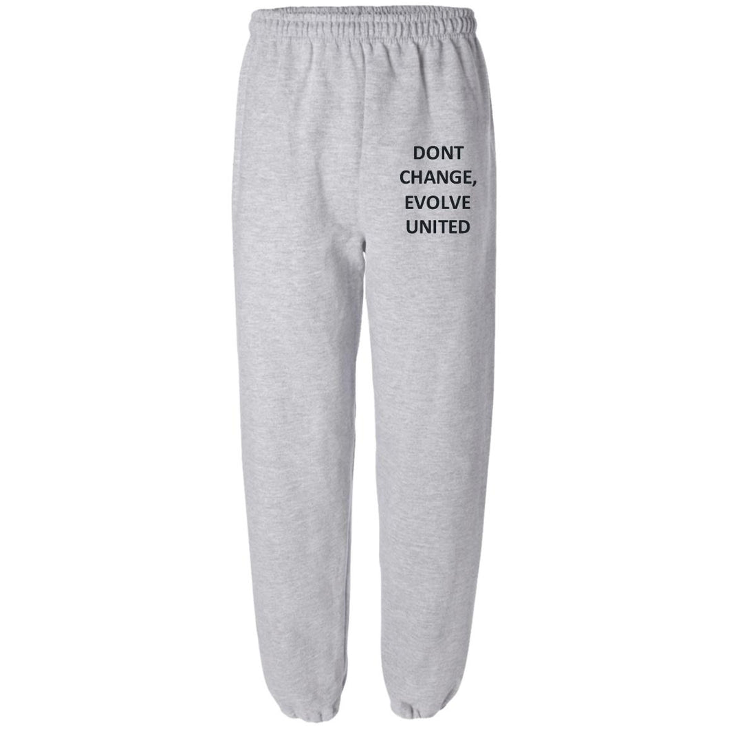 DON'T CHANGE, EVOLVE UNITED Fleece Sweatpant without Pockets