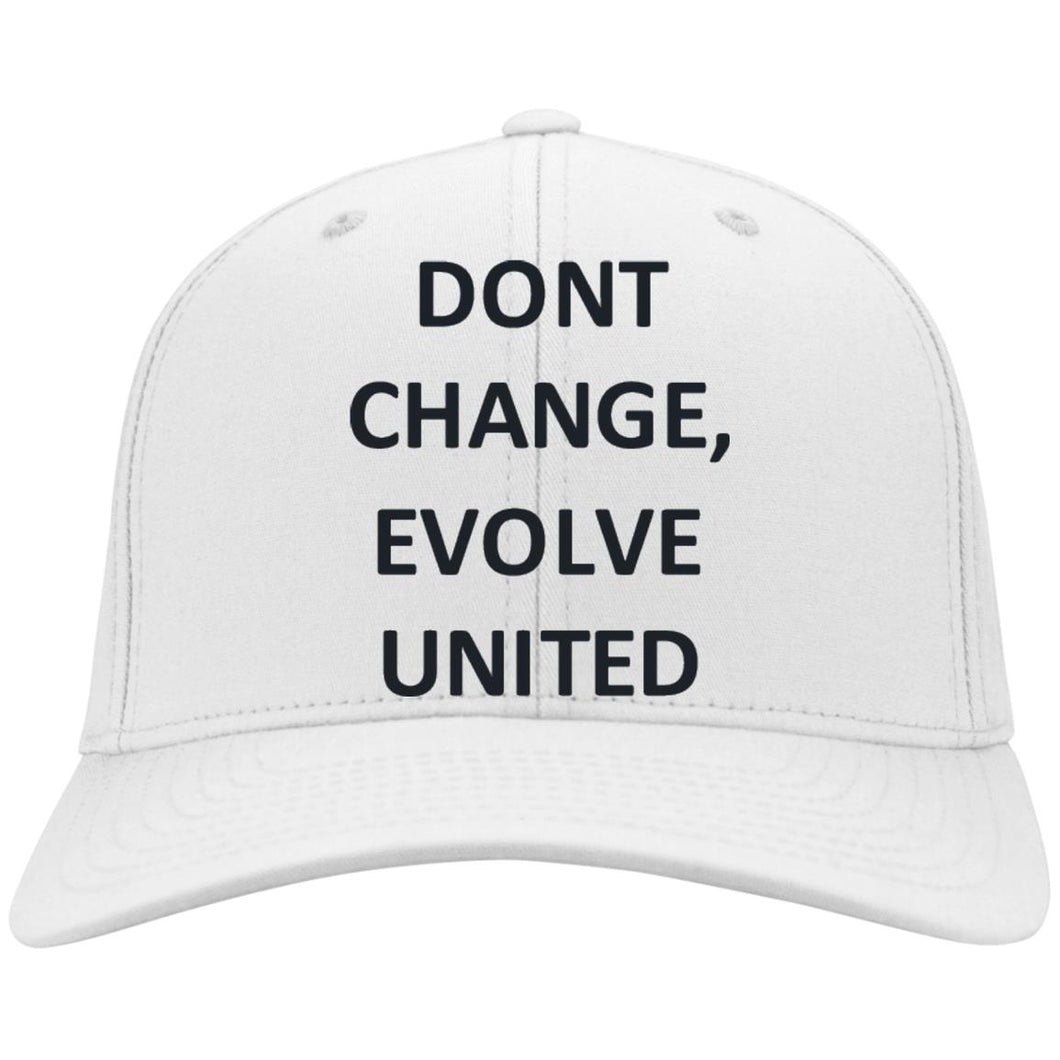 Don't Change, Evolve United  Flex Fit Twill Baseball Cap