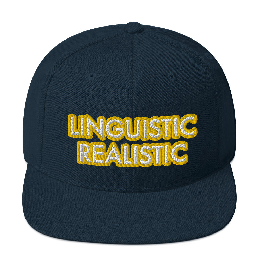 LINGUISTIC REALISTIC Snapback Hat